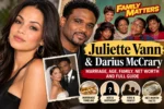 Juliette Vann and Darius McCrary feature image covering their marriage timeline, family details, unverified age and net worth claims, and Family Matters connection.